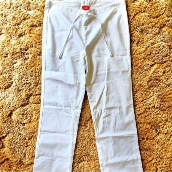 Dickies Unisex White EDS Essentials V-Neck Scrub Top & Scrub Pants Size: XXS NWT - Picture 5 of 6